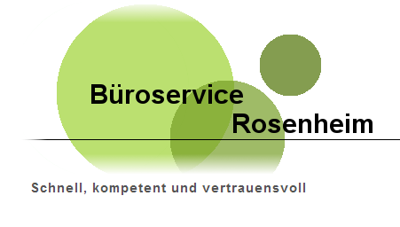 Logo Büroservice Rosenheim im Responsive Menu